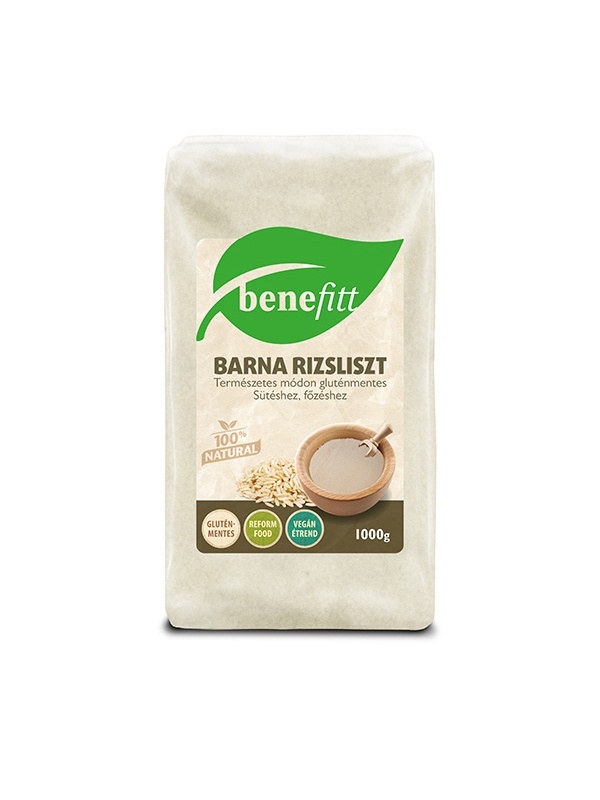 BENEFITT barna rizsliszt 1000g, Gluténmentes