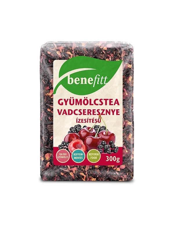 BENEFITT gyümölcstea vadcseresznye ízű 300g