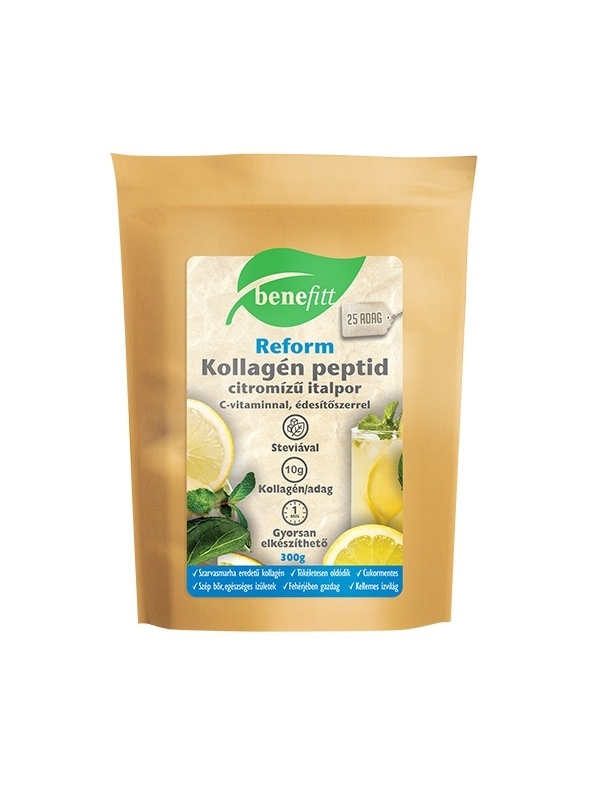 BENEFITT Reform Kollagén italpor, citrom ízű 300g