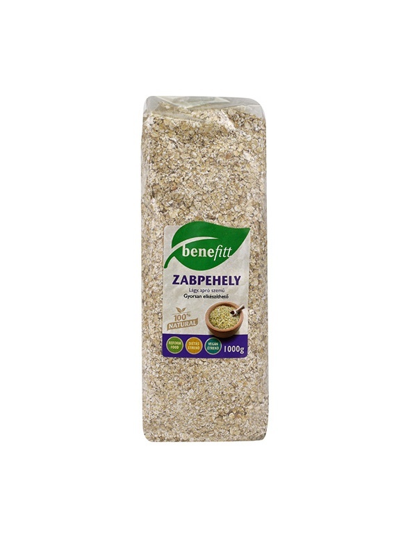 BENEFITT Zabpehely lágy apró szemű 1000g
