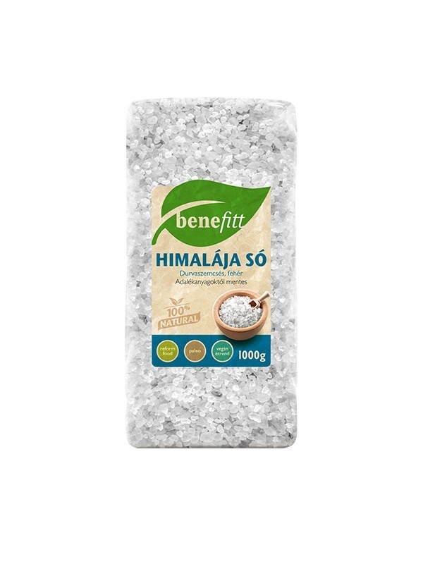 BENEFITT Himalája só fehér durvaszemcsés 1000g