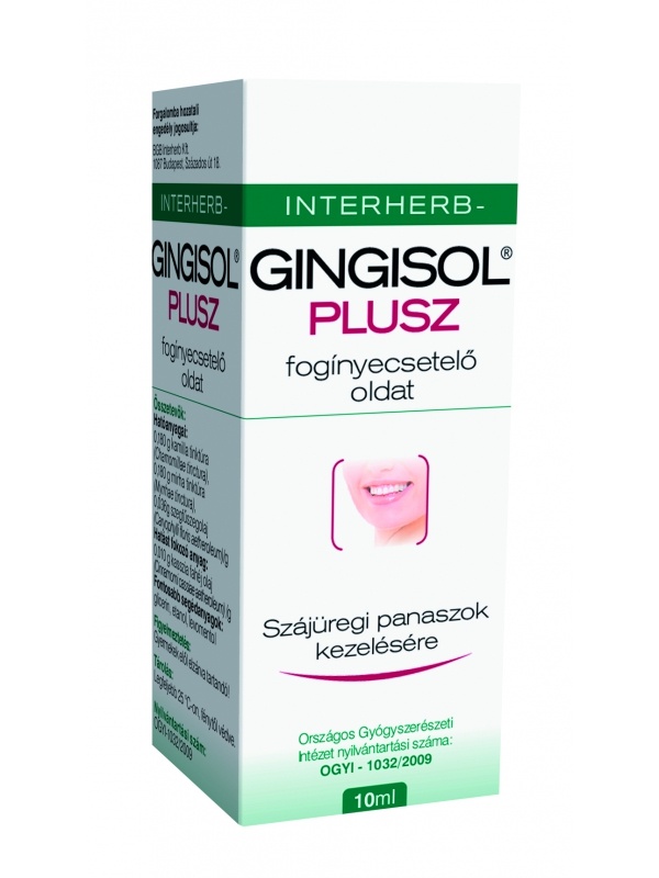 INTERHERB Gingisol Plusz fogínyecsetelő oldat 10ml