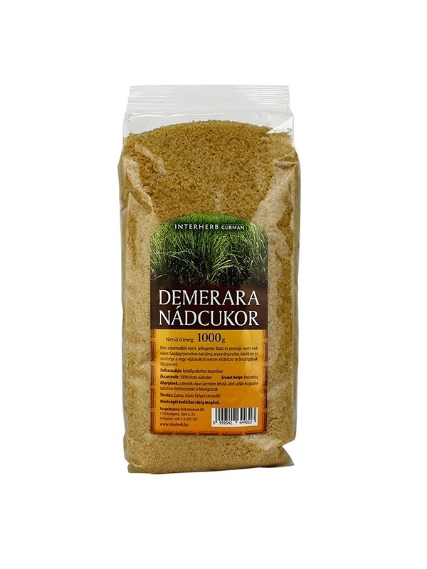 INTERHERB GURMAN demerara nádcukor 1000g