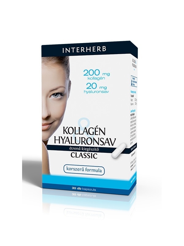 INTERHERB Kollagén & Hyaluronsav Classic kapszula 30db