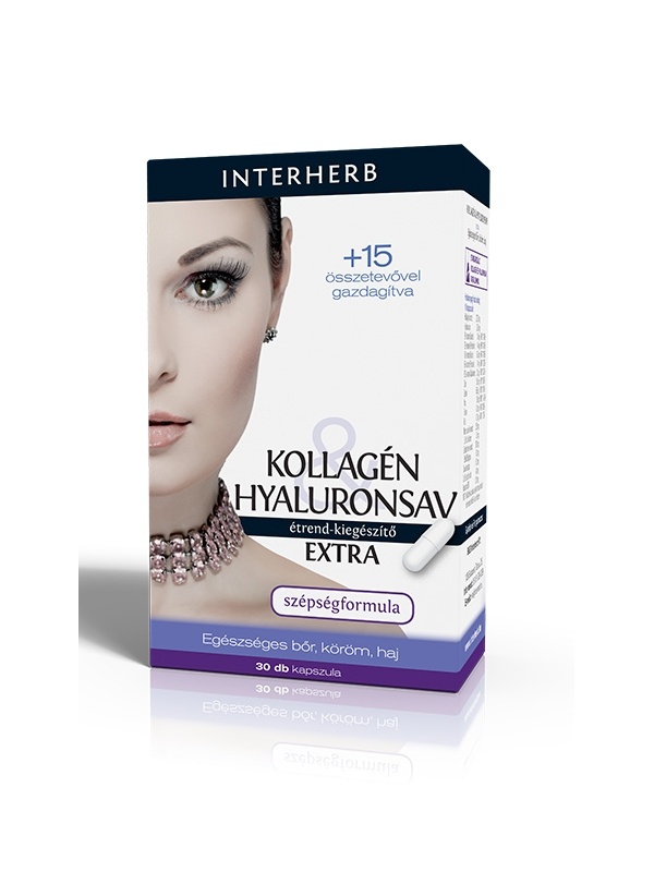 INTERHERB Kollagén & Hyaluronsav EXTRA kapszula 30db