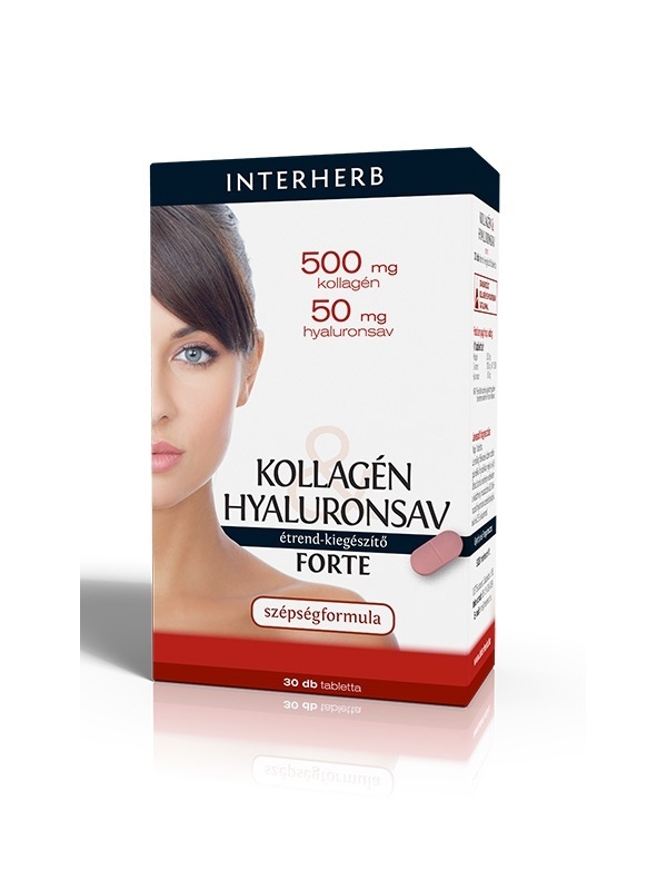 INTERHERB Kollagén&Hyaluronsav FORTE szépségformula 30db
