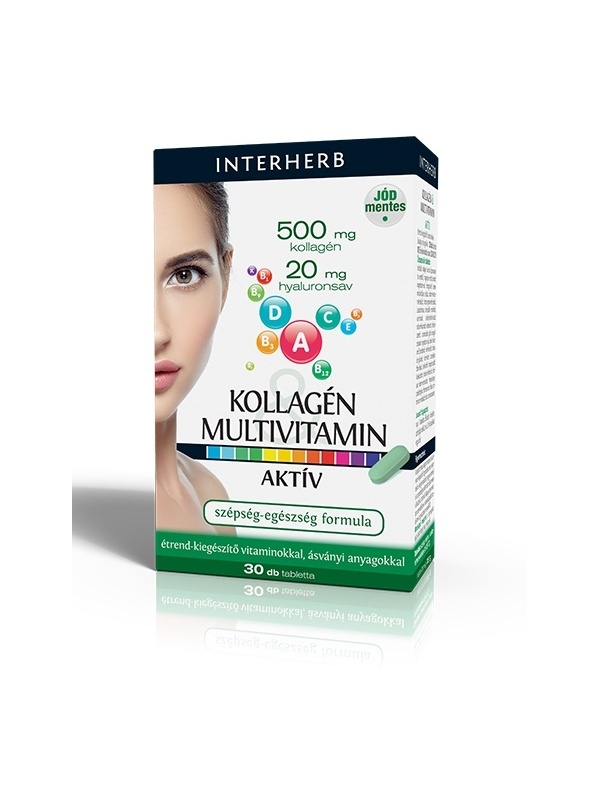 Interherb Kollagén&Multivitamin tabletta 30 db