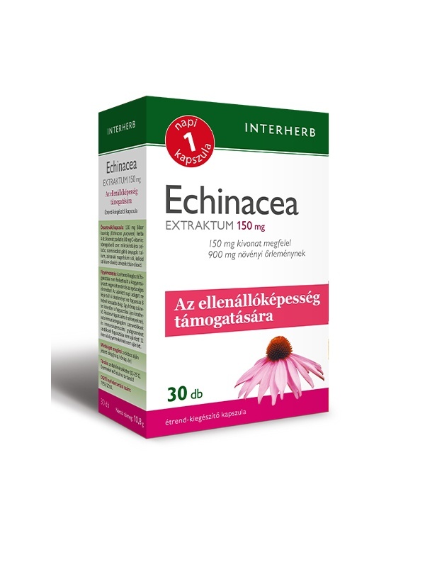 INTERHERB NAPI1 Echinacea Extraktum kapszula 150 mg 30db