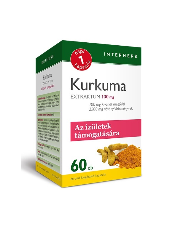 Interherb NAPI1 Kurkuma Extraktum 100mg 60db