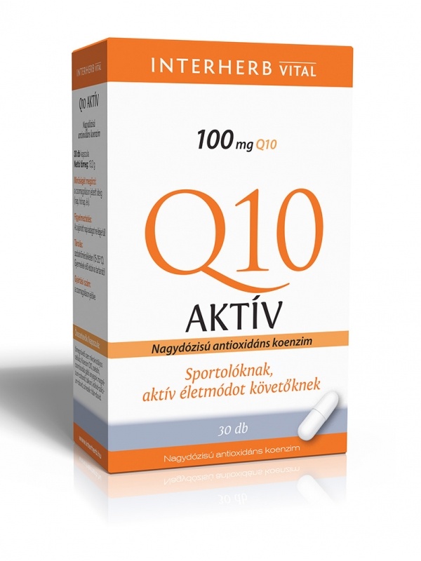 INTERHERB Q10 Aktív kapszula 100 mg 30db