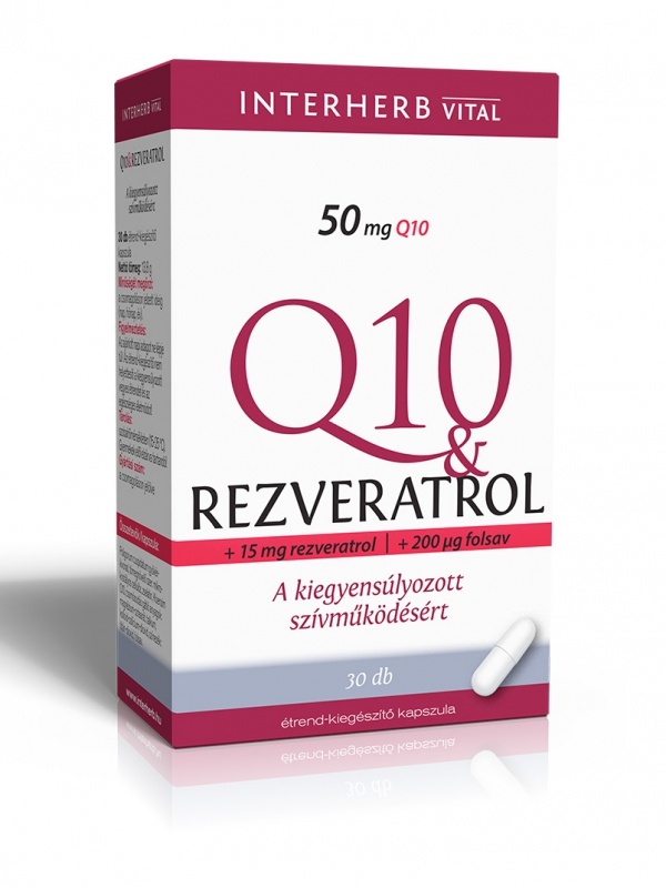INTERHERB Q10&Rezveratrol kapszula 30db
