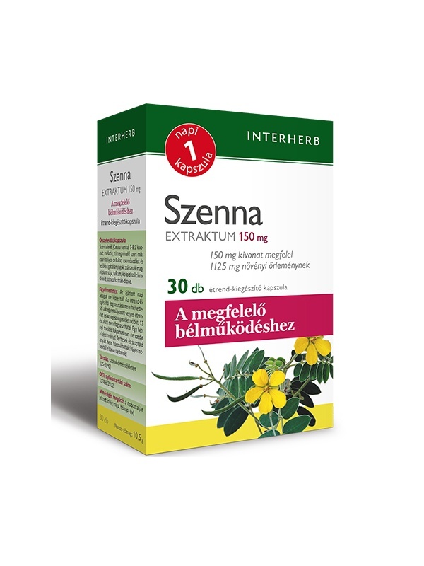 INTERHERB NAPI1 Szenna Extraktum 150 mg 30db