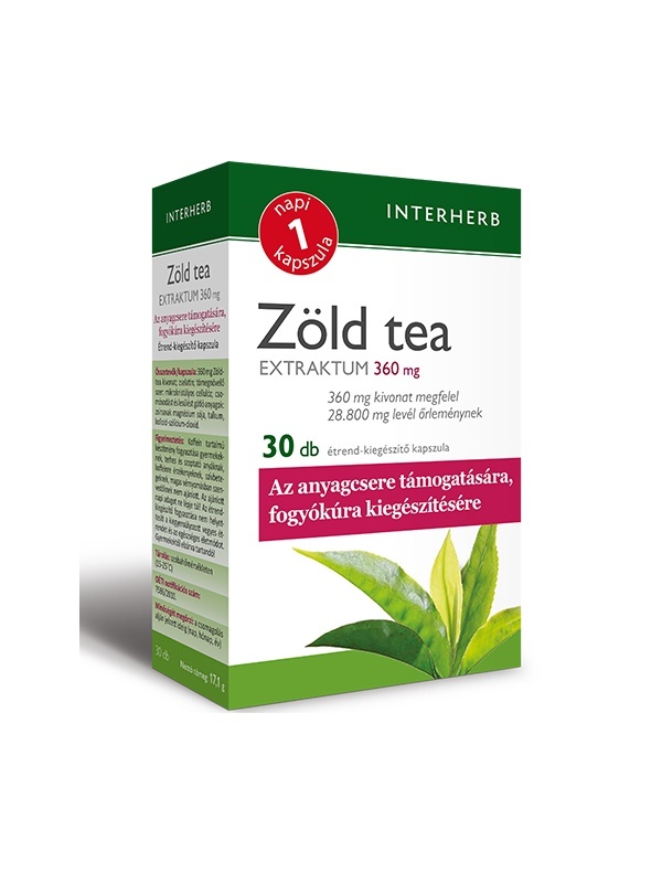 INTERHERB NAPI1 Zöld tea Extraktum 30db