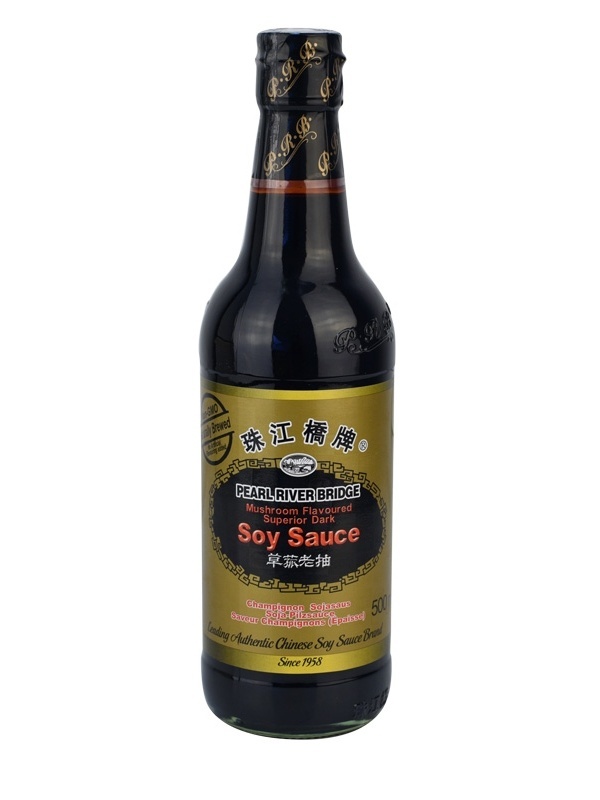 PRB Gomba ízesítésű Szójaszósz sötét 500ml