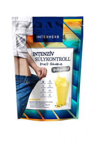 Interherb Intenzív SÚLYKONTROLL Vaníliaízű Diet Shake kollagénnel 528g