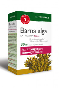 INTERHERB NAPI1 Barna alga Extraktum kapszula 150 mg 30db