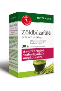 INTERHERB NAPI1 Zöldbúzafűlé Extraktum kapszula 300 mg 30db