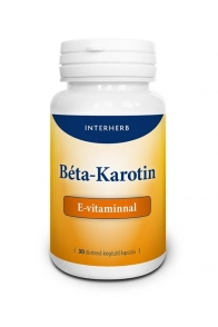 INTERHERB Béta-Karotin E-vitaminnal kapszula 30 db