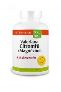 Interherb XXL VALERIANA & CITROMFŰ +Magnézium tabletta 90db