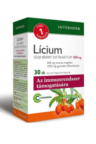 INTERHERB NAPI1 Lícium Goji berry Extraktum kapszula 300 mg 30db
