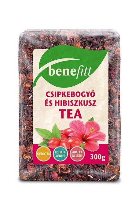 BENEFITT gyümölcstea csipkebogyó és hibiszkusz ízesítésű 300g