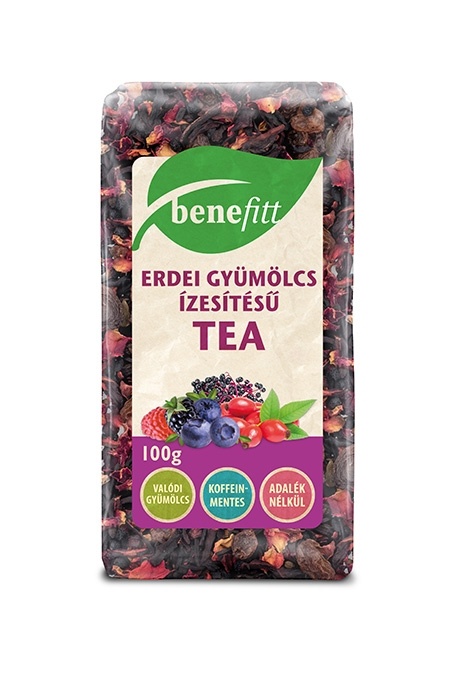 BENEFITT gyümölcstea erdei gyümölcs ízesítésű 100g
