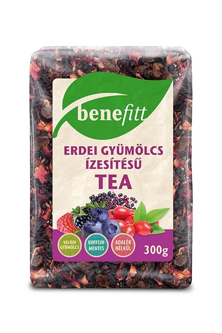 BENEFITT gyümölcstea erdei gyümölcs ízesítésű 300g