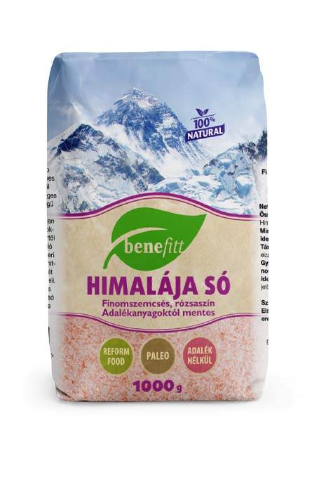 BENEFITT Himalája só rózsaszín finomszemcsés 1000g