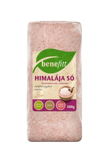 BENEFITT Himalája só rózsaszín finomszemcsés 500g