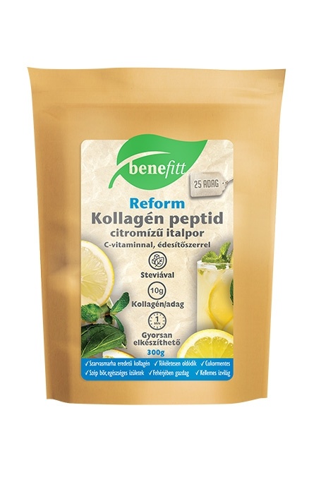 BENEFITT Reform Kollagén italpor, citrom ízű 300g