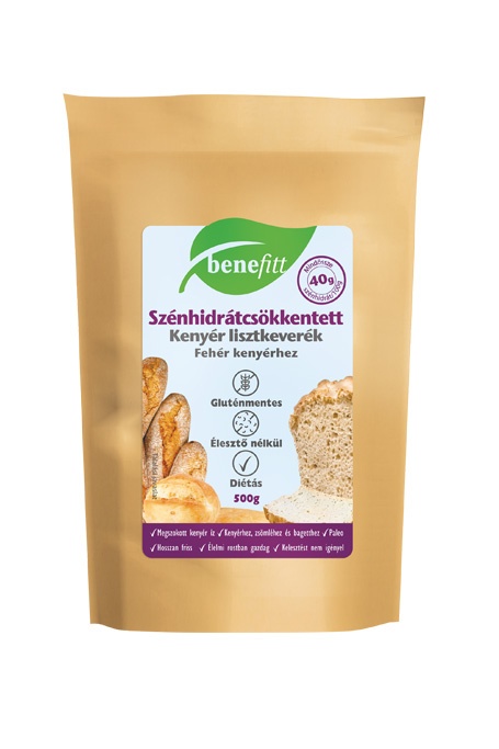 BENEFITT Szénhidrátcsökkentett Gluténmentes Kenyér lisztkeverék 500g