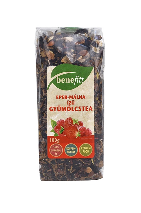 BENEFITT Tea Eper-málna 100g