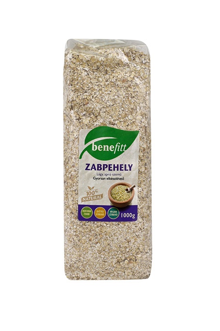 BENEFITT Zabpehely lágy apró szemű 1000g