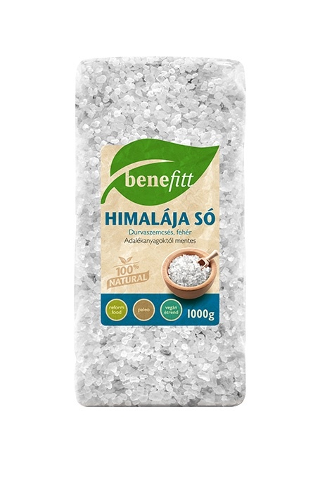 BENEFITT Himalája só fehér durvaszemcsés 1000g