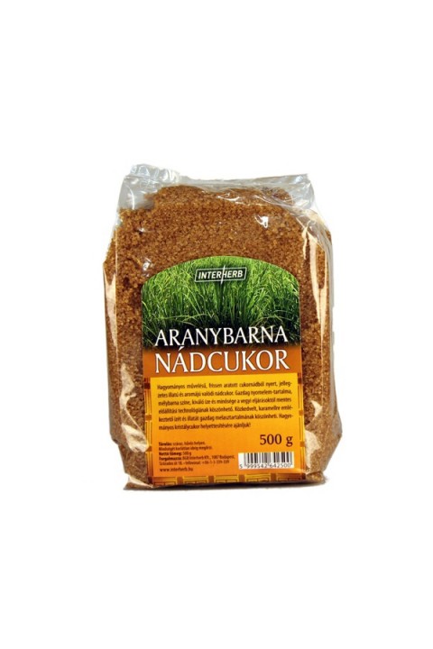INTERHERB GURMAN Nádcukor aranybarna 500g