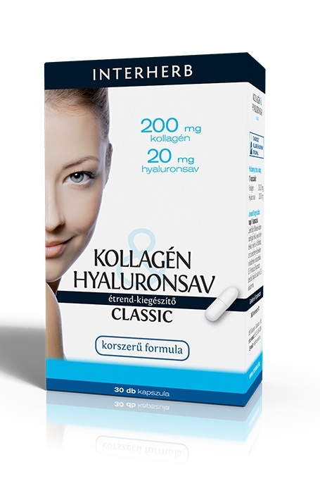 INTERHERB Kollagén & Hyaluronsav Classic kapszula 30db