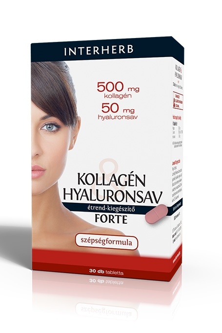 INTERHERB Kollagén&Hyaluronsav FORTE szépségformula 30db