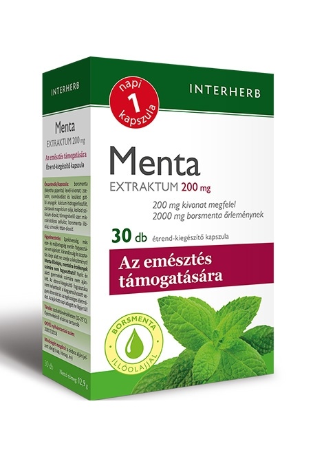 INTERHERB NAPI1 Menta Extraktum 200 mg 30db