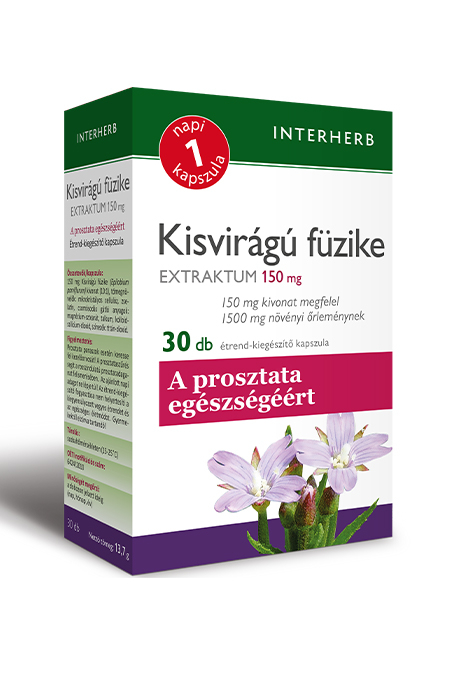 INTERHERB NAPI1 Kisvirágú füzike Extraktum kapszula 150 mg 30db