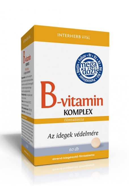 INTERHERB B-vitamin KOMPLEX tabletta 60db