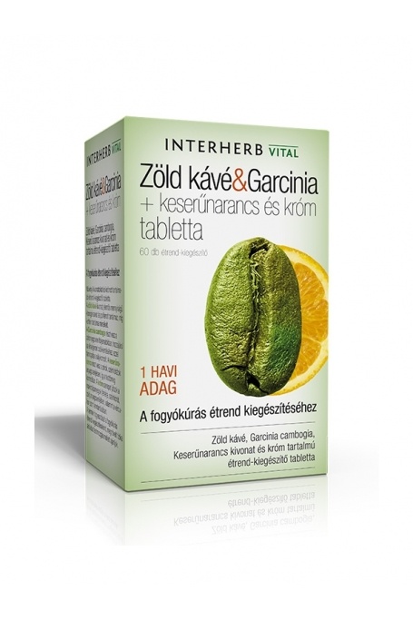 INTERHERB Zöld kávé&Garcinia tabletta 60db