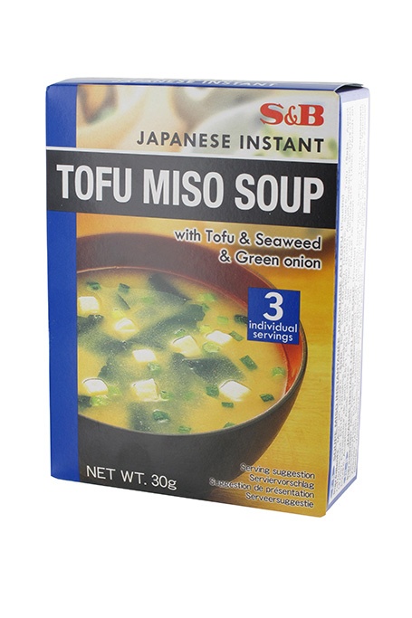JAPÁN INSTANT TOFU MISO LEVESPOR TOFUVAL ALGÁVAL-ÚJHAGYMÁVAL 3DB