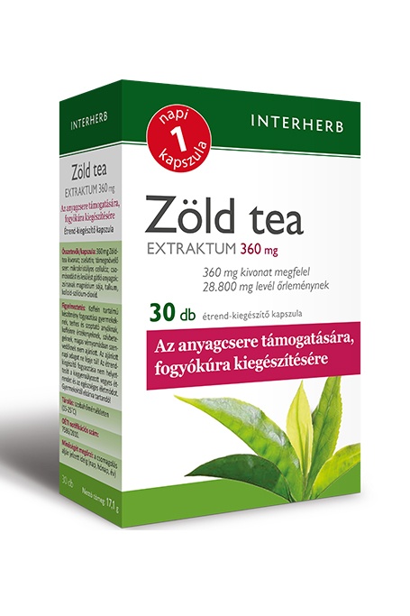 INTERHERB NAPI1 Zöld tea Extraktum 30db