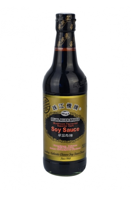 PRB Gomba ízesítésű Szójaszósz sötét 500ml